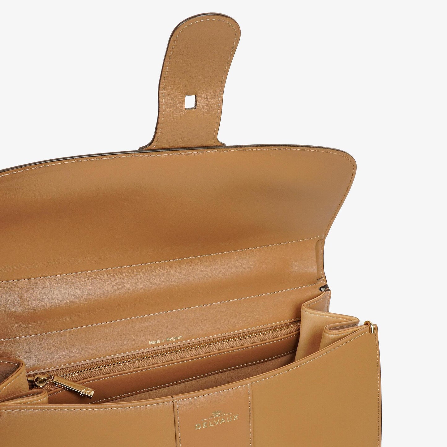 Delvaux Brillant MM Handtasche aus Vison Box-Kalbsleder