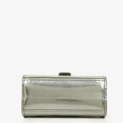 Delvaux Brillant Super Mini Charm Tasche aus Vernis