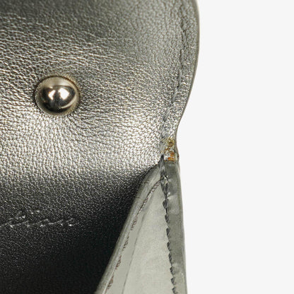 Delvaux Brillant Super Mini Charm Tasche aus Vernis
