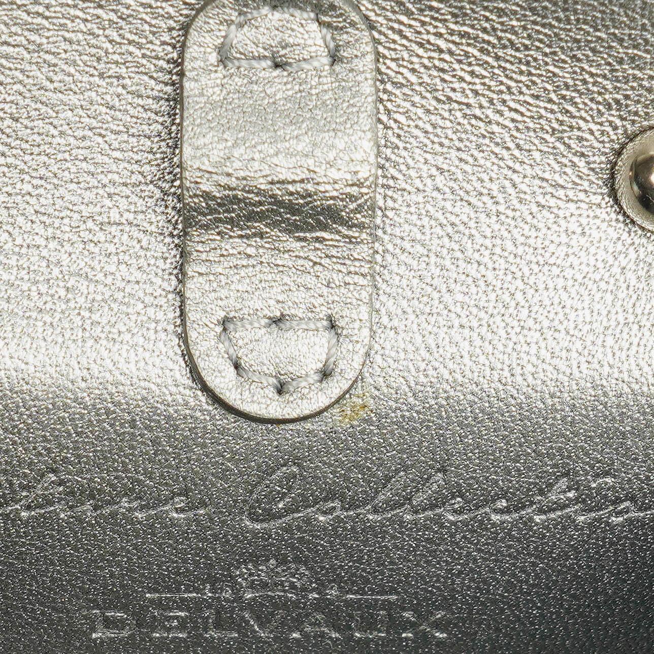 Delvaux Brillant Super Mini Charm Tasche aus Vernis