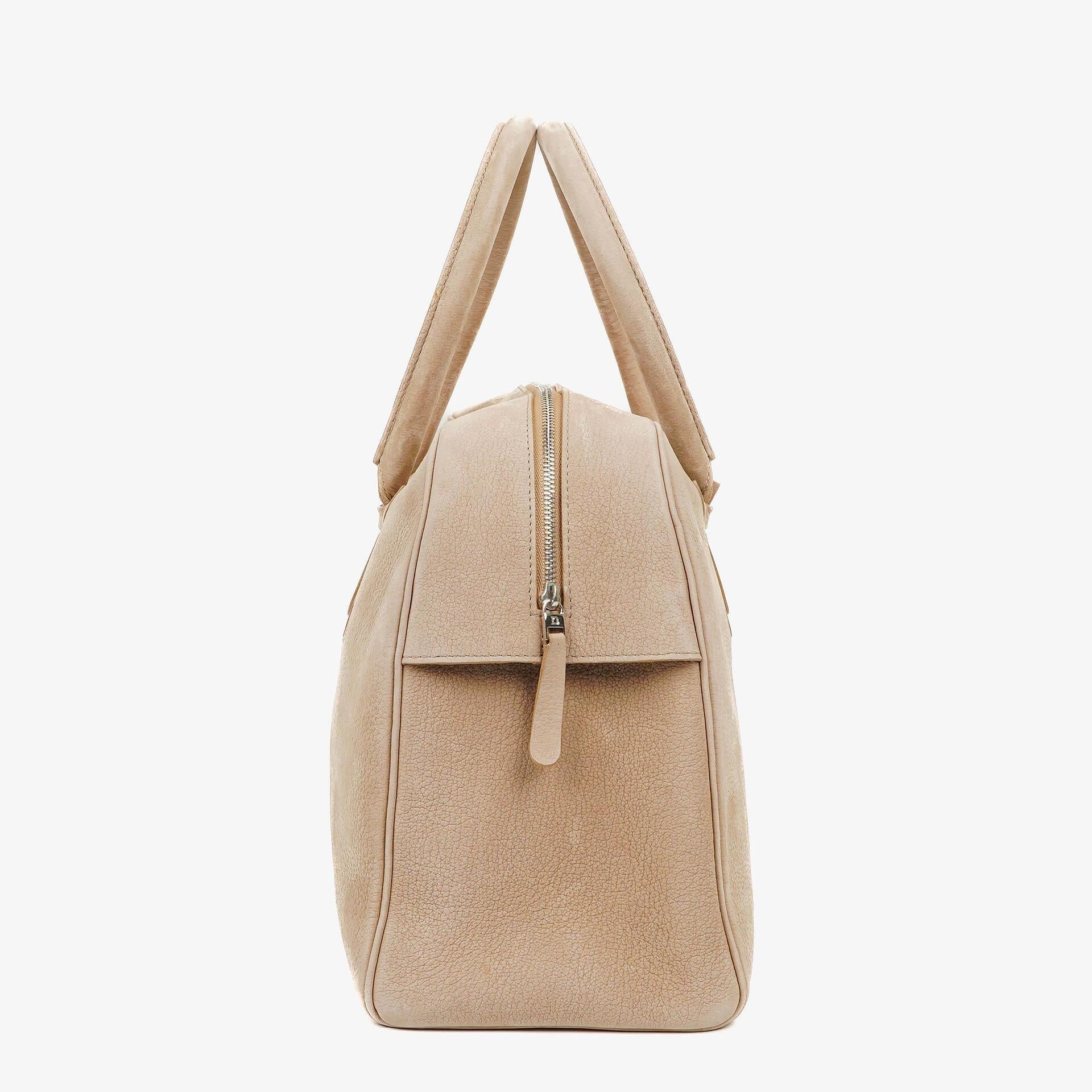 Delvaux Duffle Bag aus Santiag-Nubuk in Glaise mit Signature