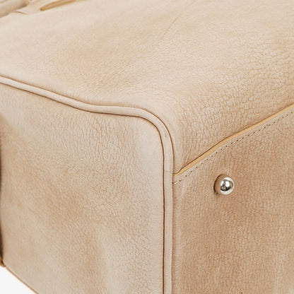 Delvaux Duffle Bag aus Santiag-Nubuk in Glaise mit Signature