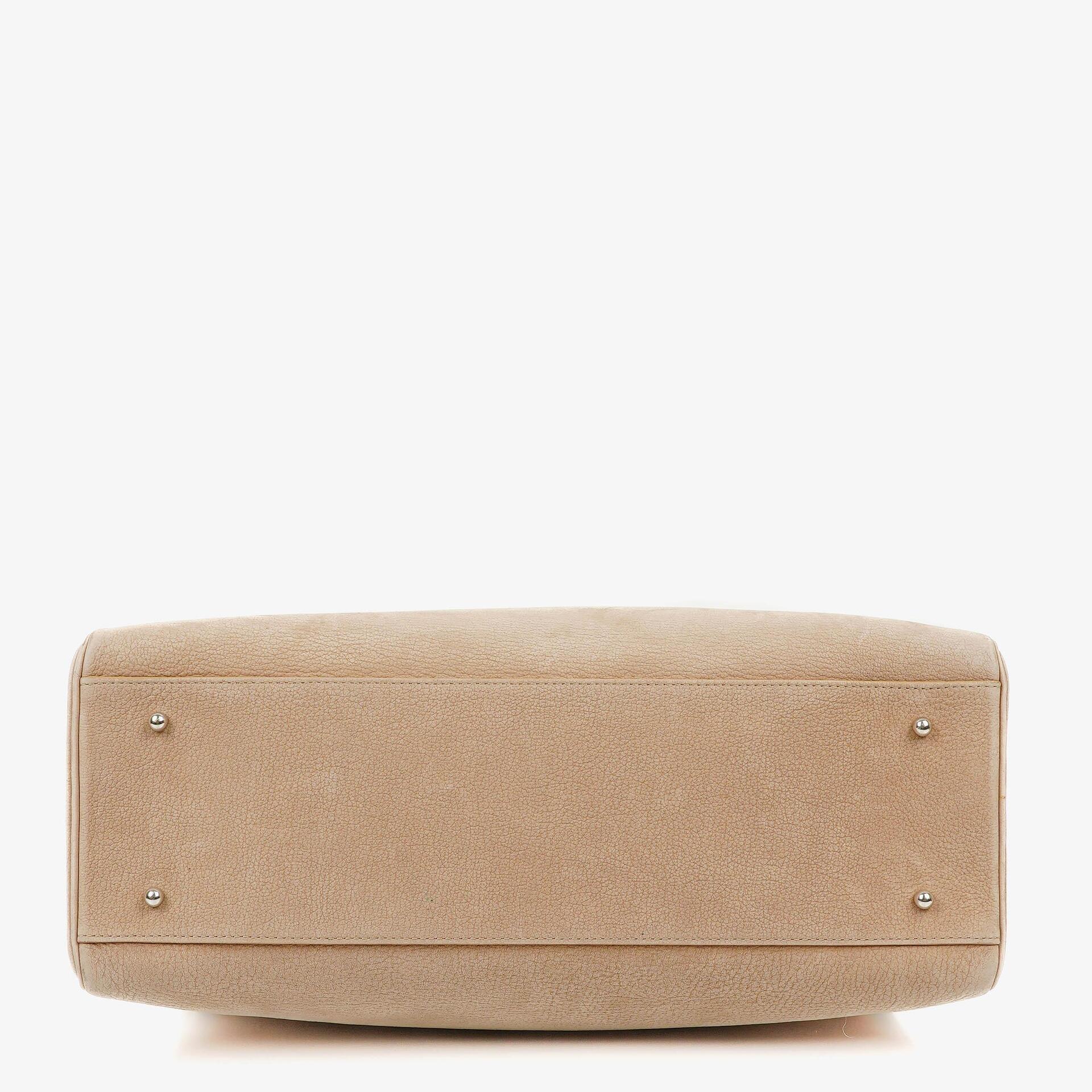 Delvaux Duffle Bag aus Santiag-Nubuk in Glaise mit Signature