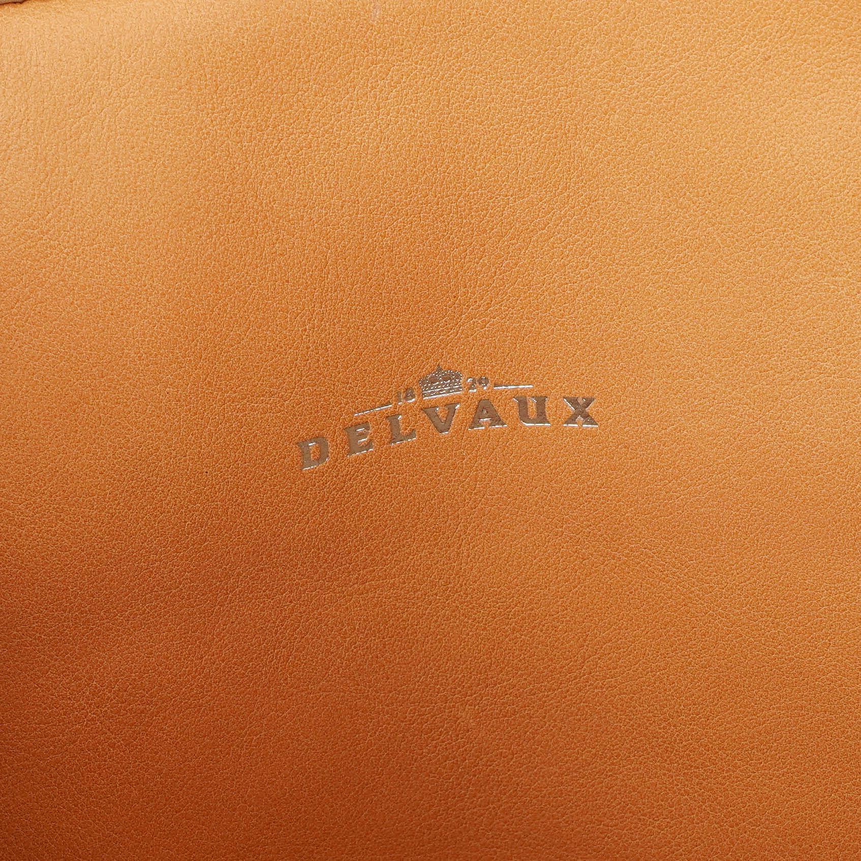 Delvaux Duffle Bag aus Santiag-Nubuk in Glaise mit Signature