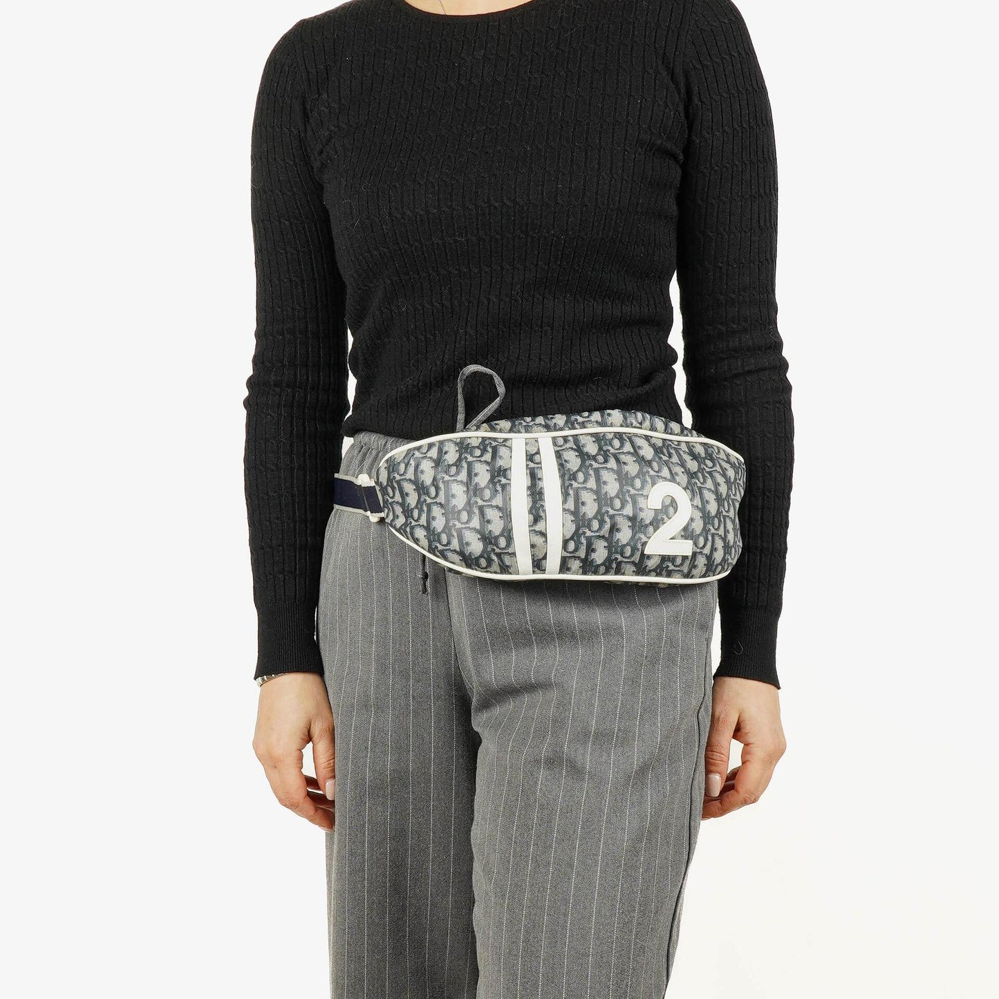Dior Trotter Nylon Bauchtasche in Navy