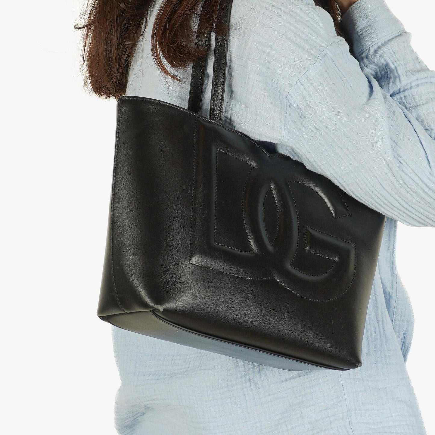 Dolce & Gabbana Kleine DG Logo Shopper Schultertasche