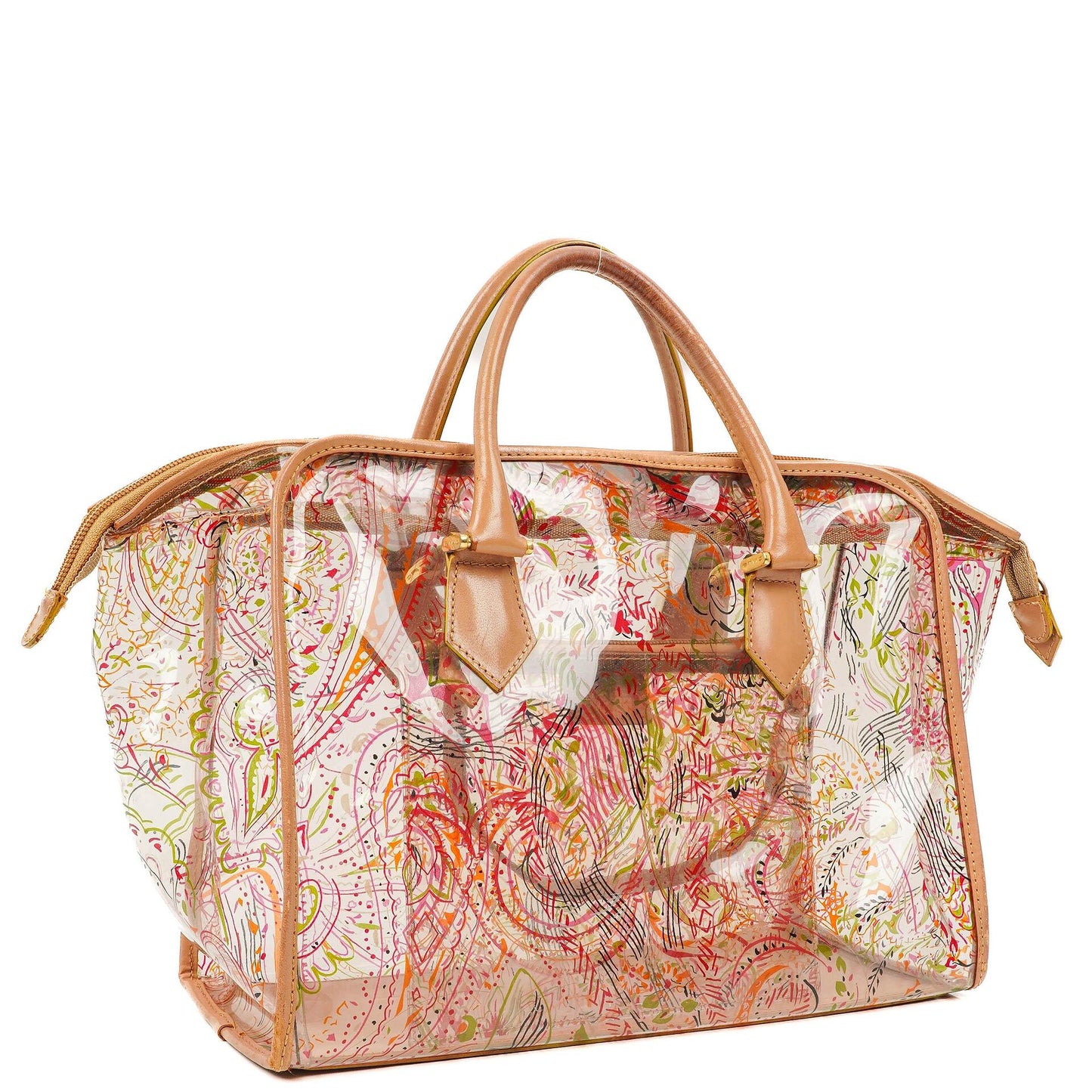 Etro Paisley Vinyl Tote Tasche