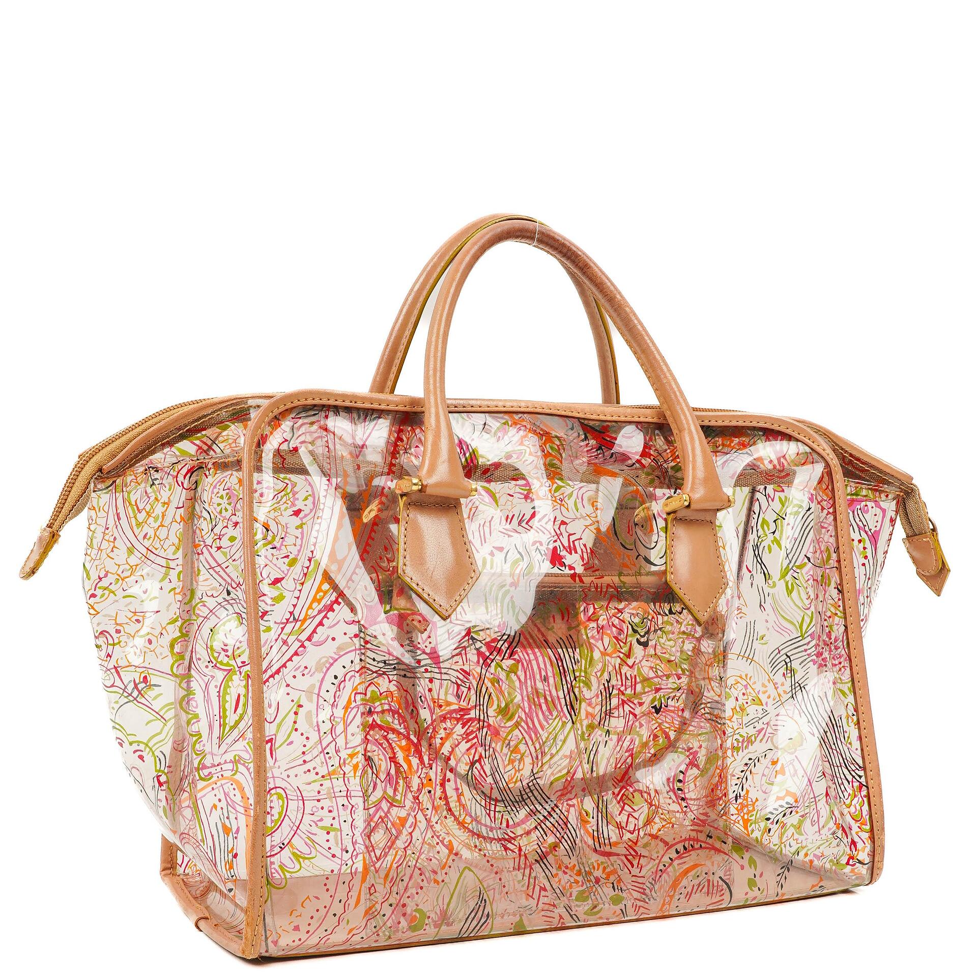 Etro Paisley Vinyl Tote Tasche