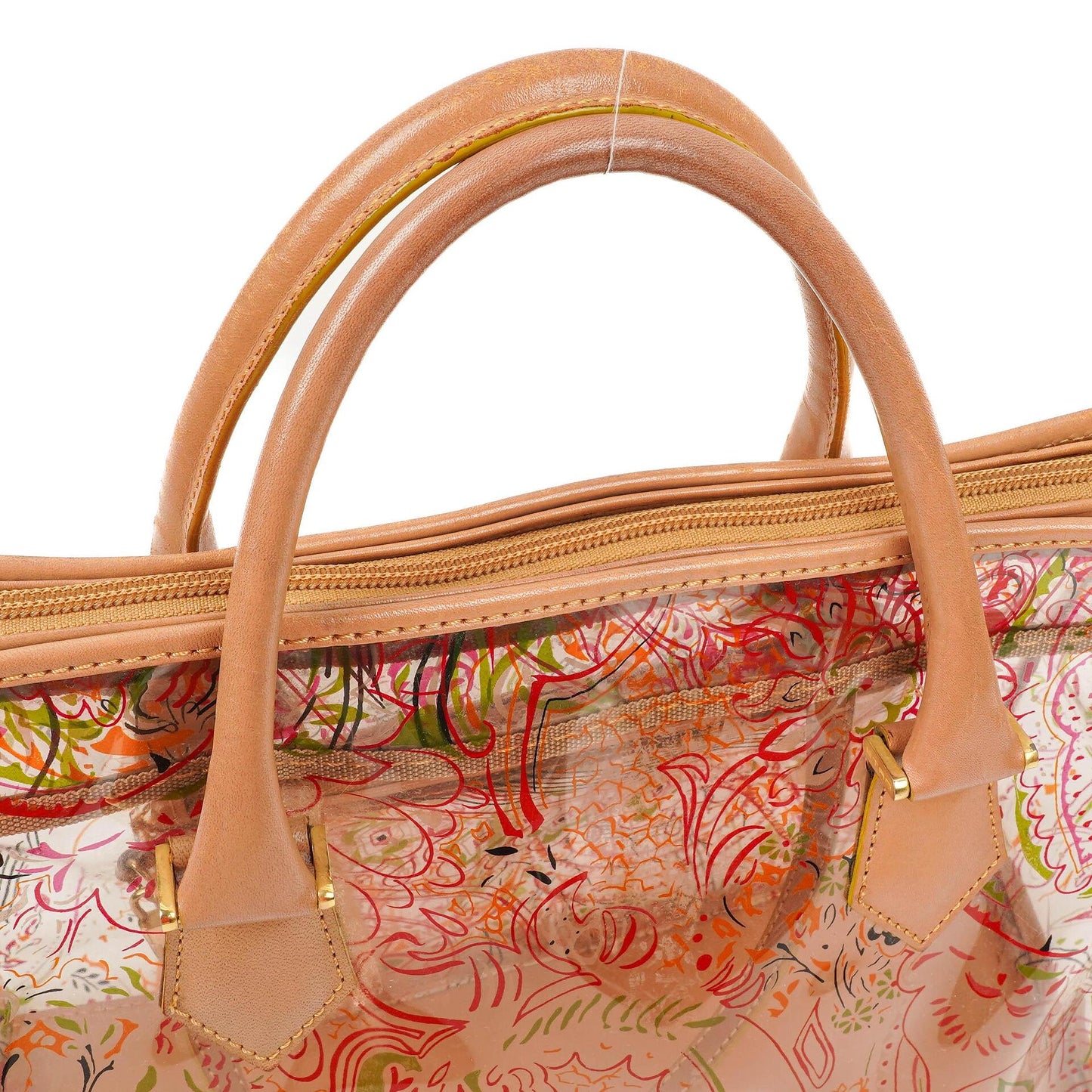 Etro Paisley Vinyl Tote Tasche