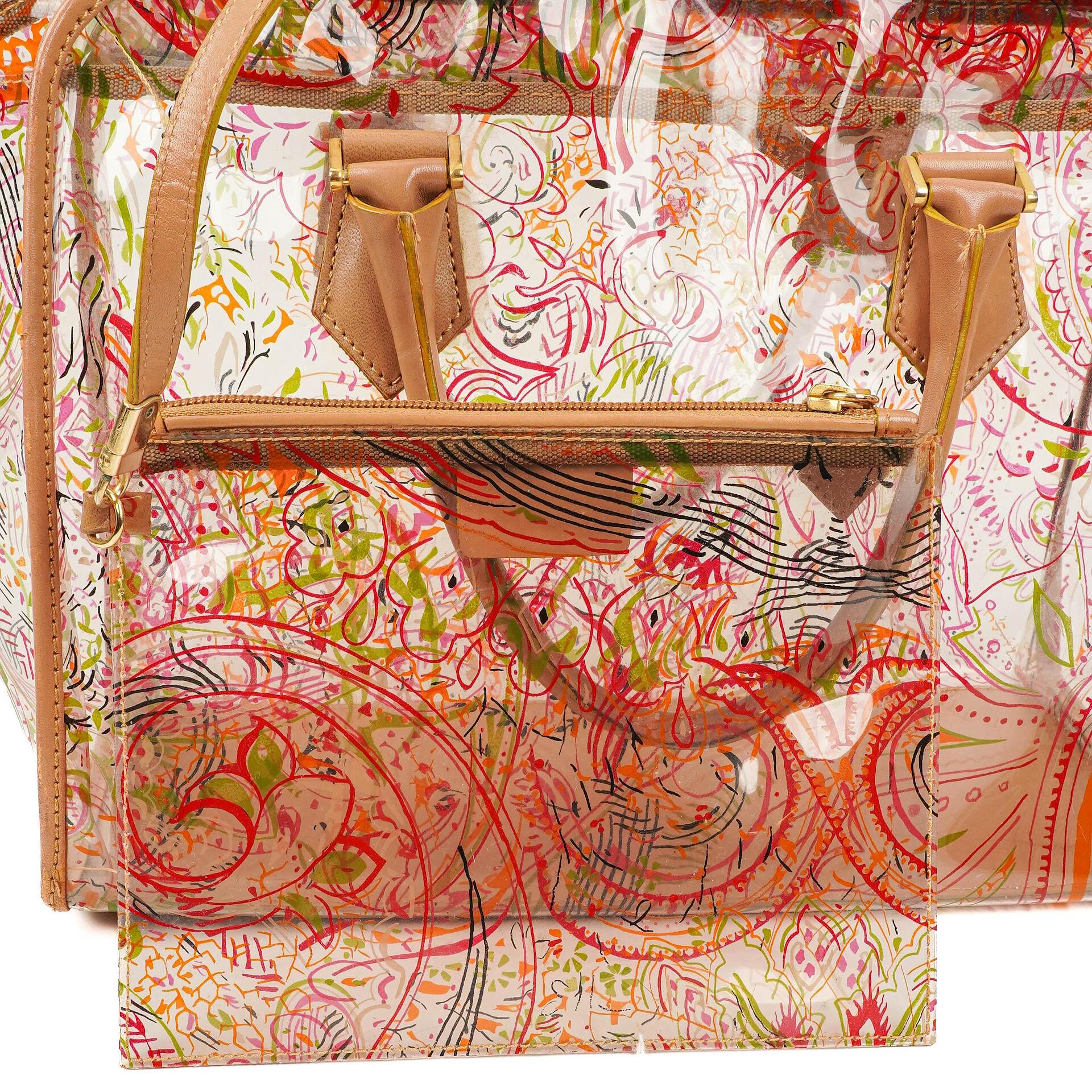 Etro Paisley Vinyl Tote Tasche