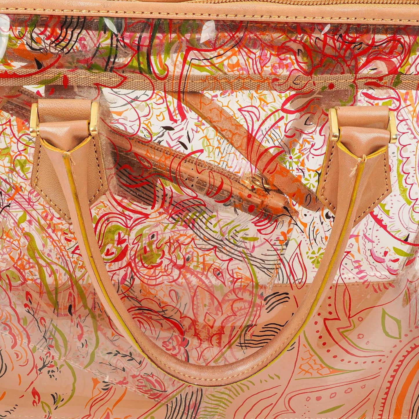 Etro Paisley Vinyl Tote Tasche