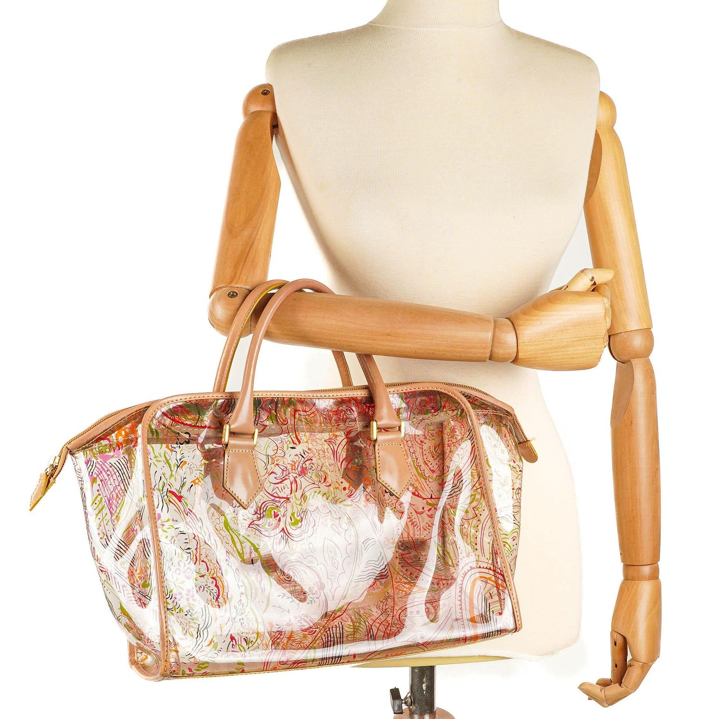 Etro Paisley Vinyl Tote Tasche