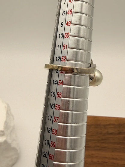 Exquisiter Toi et Moi Ring 750 Weißgold – Diamanten, Tahiti & Akoya Perlen