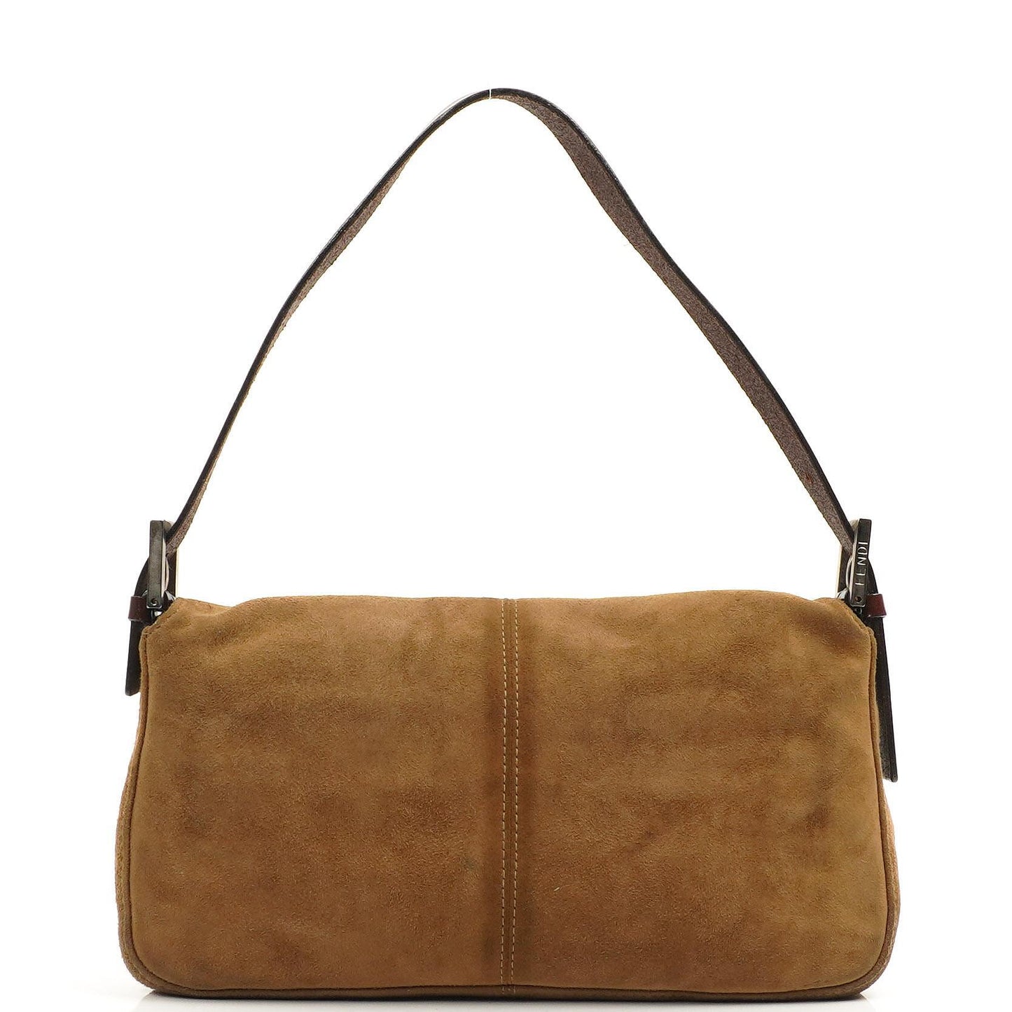 Fendi Baguette Tasche Braun Wildleder