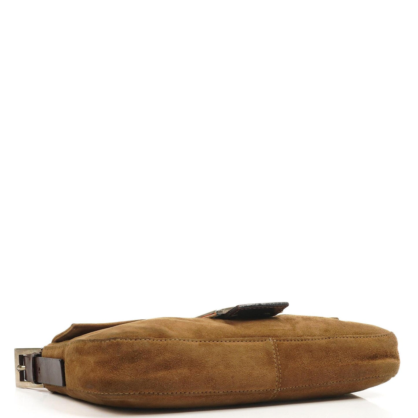 Fendi Baguette Tasche Braun Wildleder