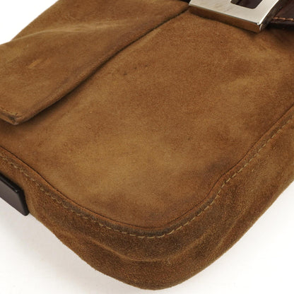 Fendi Baguette Tasche Braun Wildleder