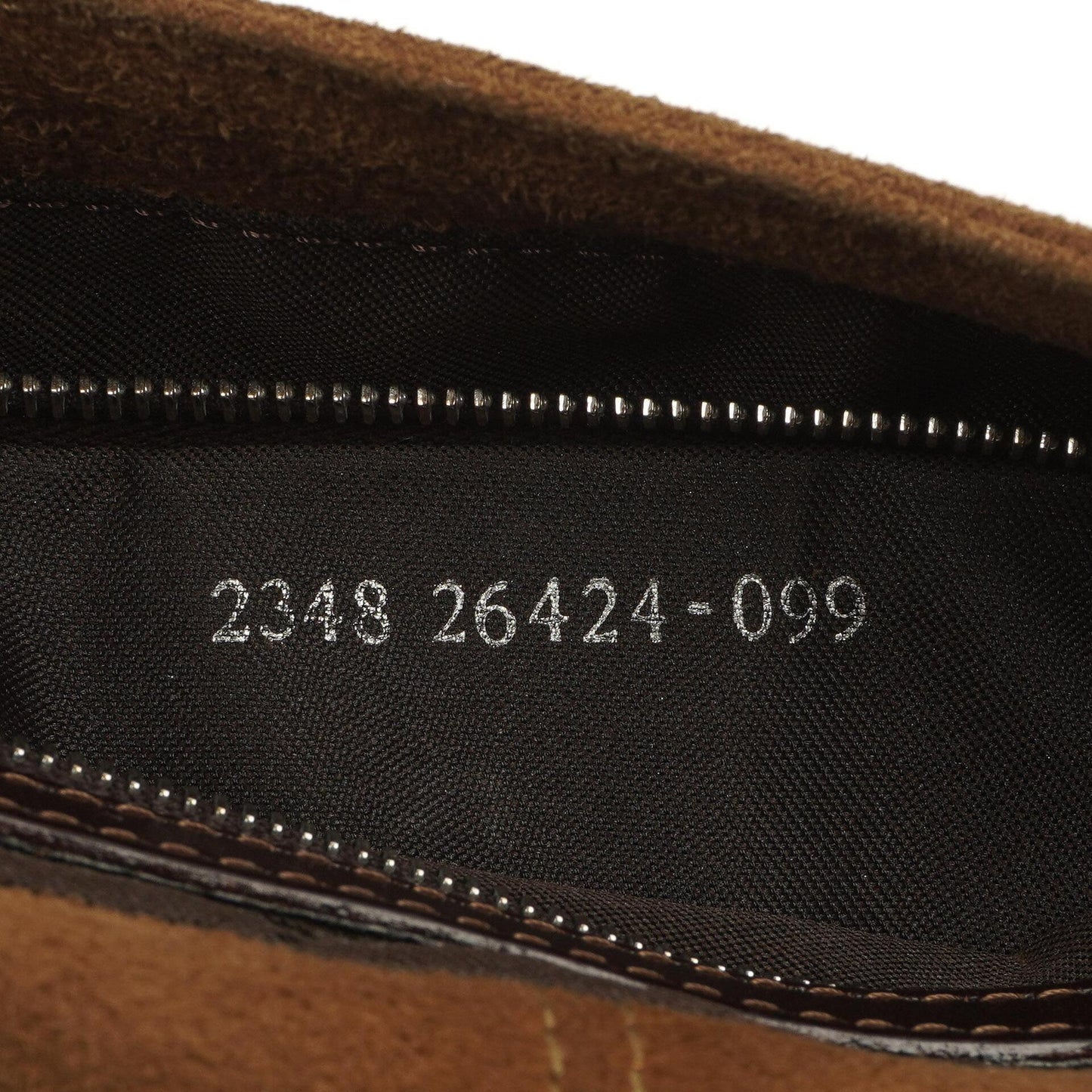Fendi Baguette Tasche Braun Wildleder