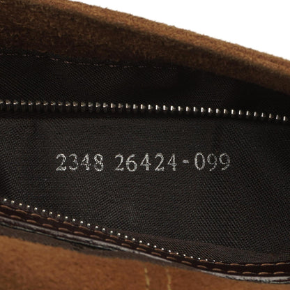 Fendi Baguette Tasche Braun Wildleder