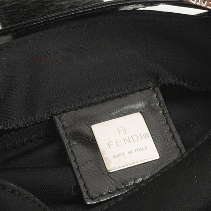 Fendi Baguette Schwarze Neopren Tasche