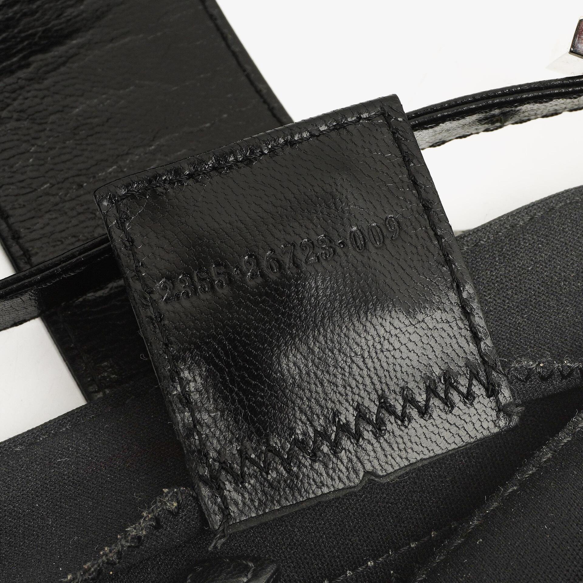 Fendi Baguette Schwarze Neopren Tasche