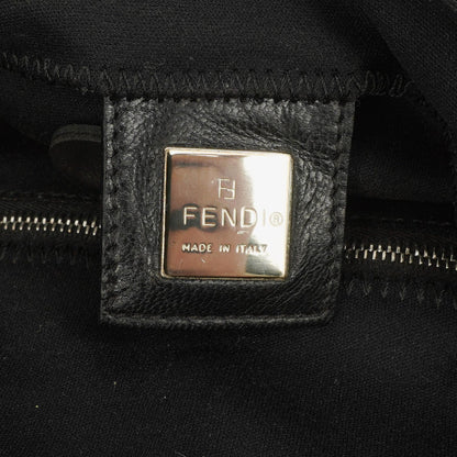 Fendi Baguette Schultertasche aus schwarzem Neopren