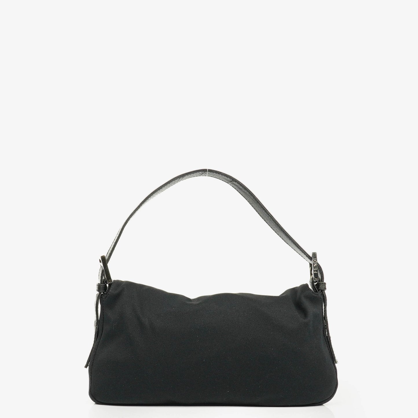 Fendi Baguette Schultertasche aus schwarzem Neopren