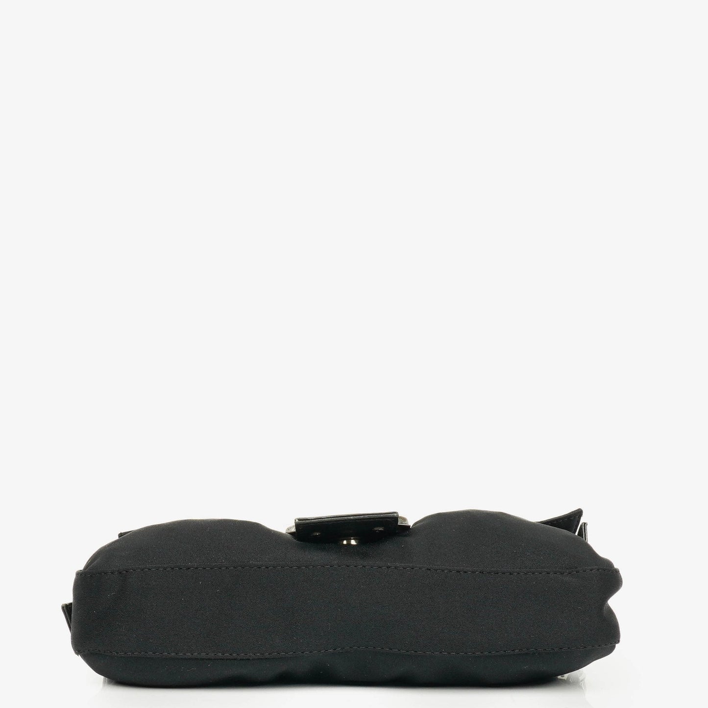 Fendi Baguette Schultertasche aus schwarzem Neopren