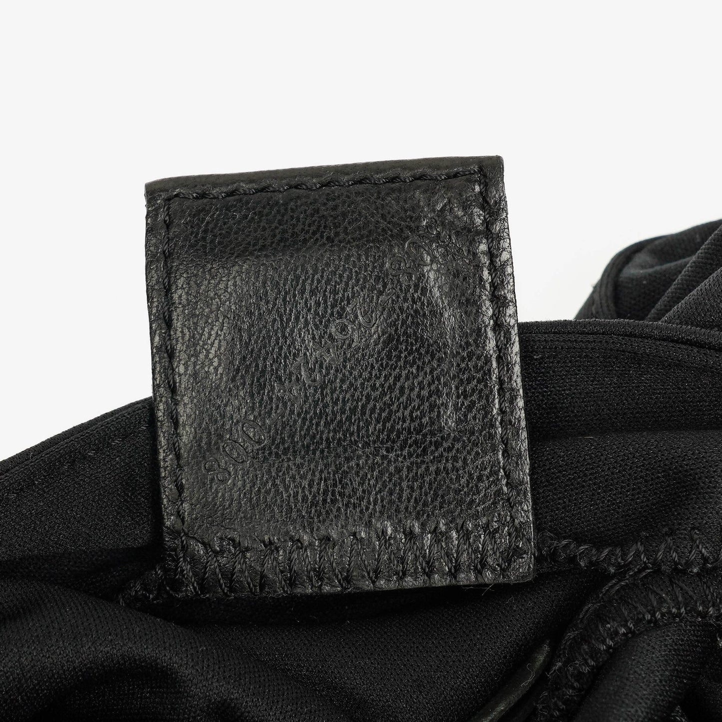 Fendi Baguette Schultertasche aus schwarzem Neopren