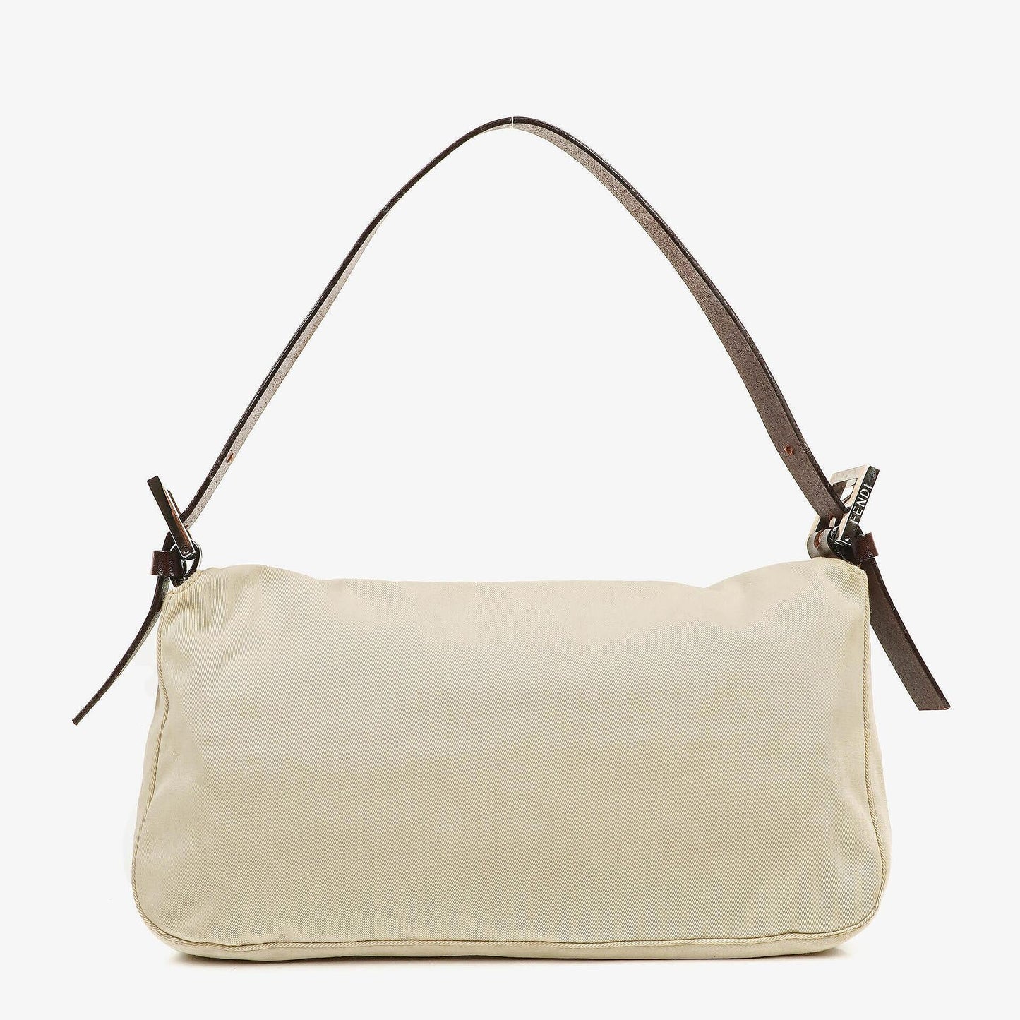 Fendi Baguette Schultertasche in neutraler Farbe