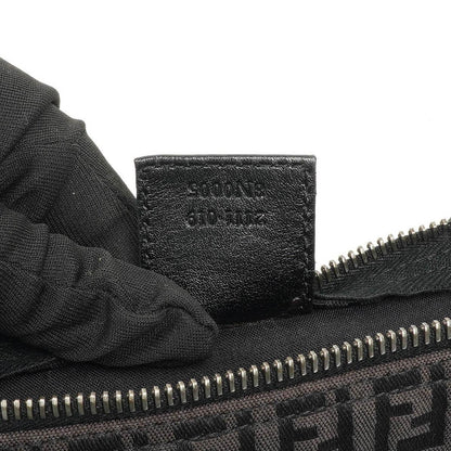 Fendi Baguette Zucchino Handtasche Schwarz Canvas