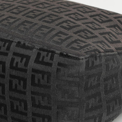 Fendi Baguette Zucchino Handtasche Schwarz Canvas