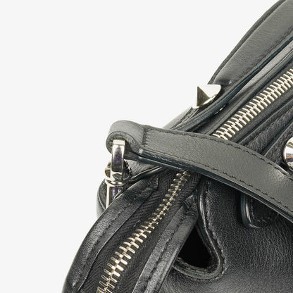 Fendi Große By The Way Tasche aus schwarzem genarbtem Kalbsleder