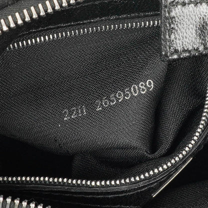 Fendi Kleine Hobo Tasche aus schwarzem Wildleder