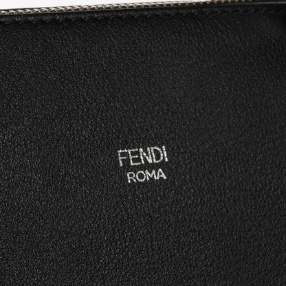 Fendi By The Way Medium Boston Tasche aus schwarzem Leder