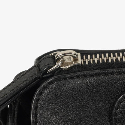 Fendi By The Way Medium Boston Tasche aus schwarzem Leder