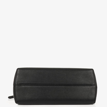 Fendi By The Way Medium Boston Tasche aus schwarzem Leder