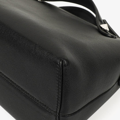 Fendi By The Way Medium Boston Tasche aus schwarzem Leder