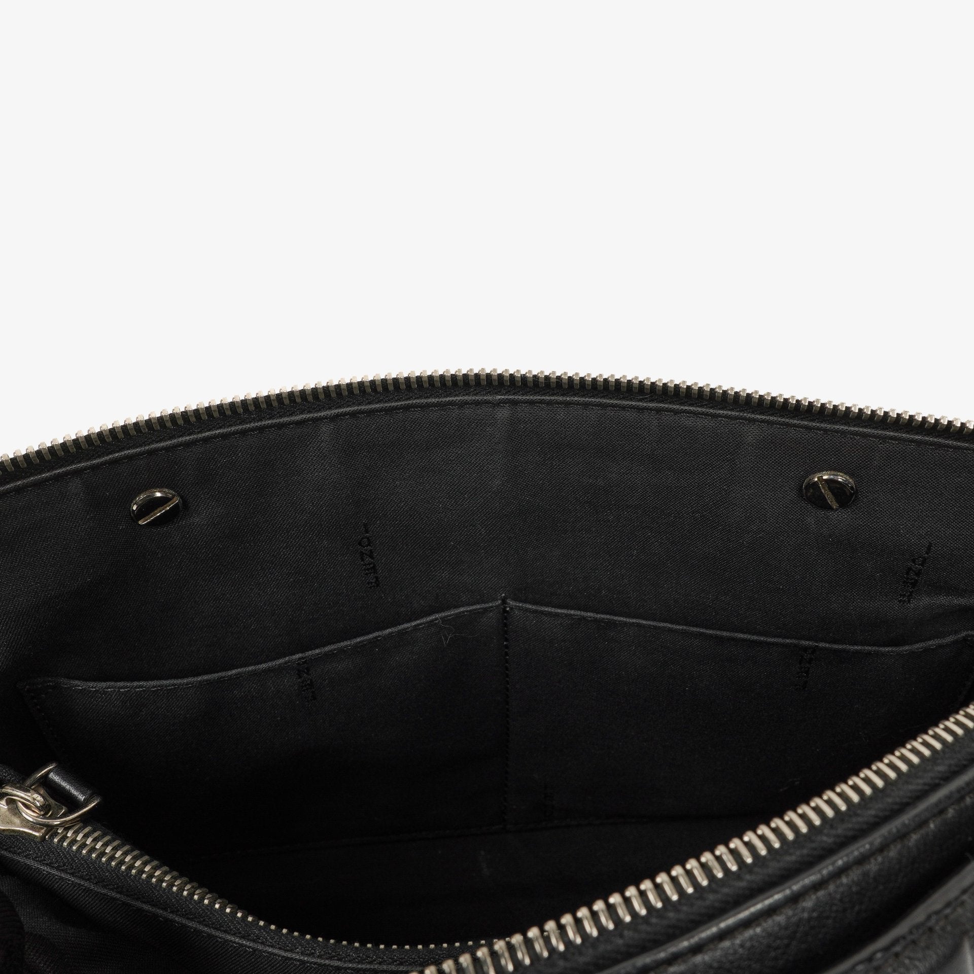 Fendi By The Way Medium Boston Tasche aus schwarzem Leder