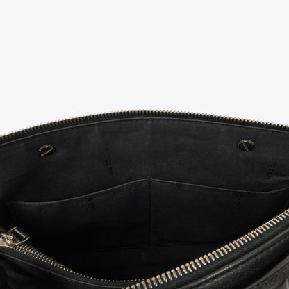 Fendi By The Way Medium Boston Tasche aus schwarzem Leder