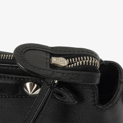 Fendi By The Way Medium Boston Tasche aus schwarzem Leder