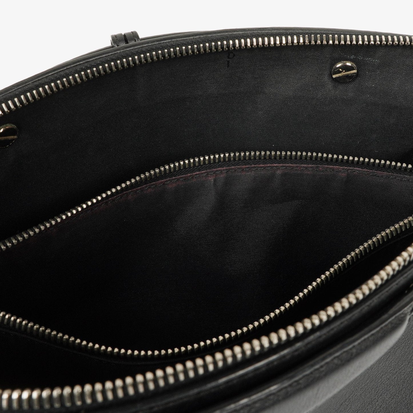 Fendi By The Way Medium Boston Tasche aus schwarzem Leder