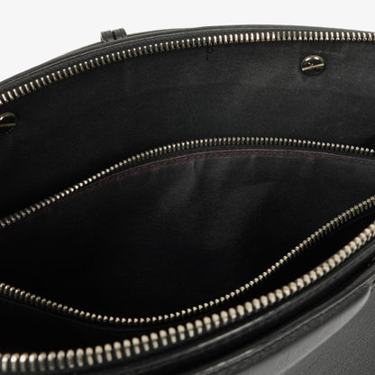 Fendi By The Way Medium Boston Tasche aus schwarzem Leder