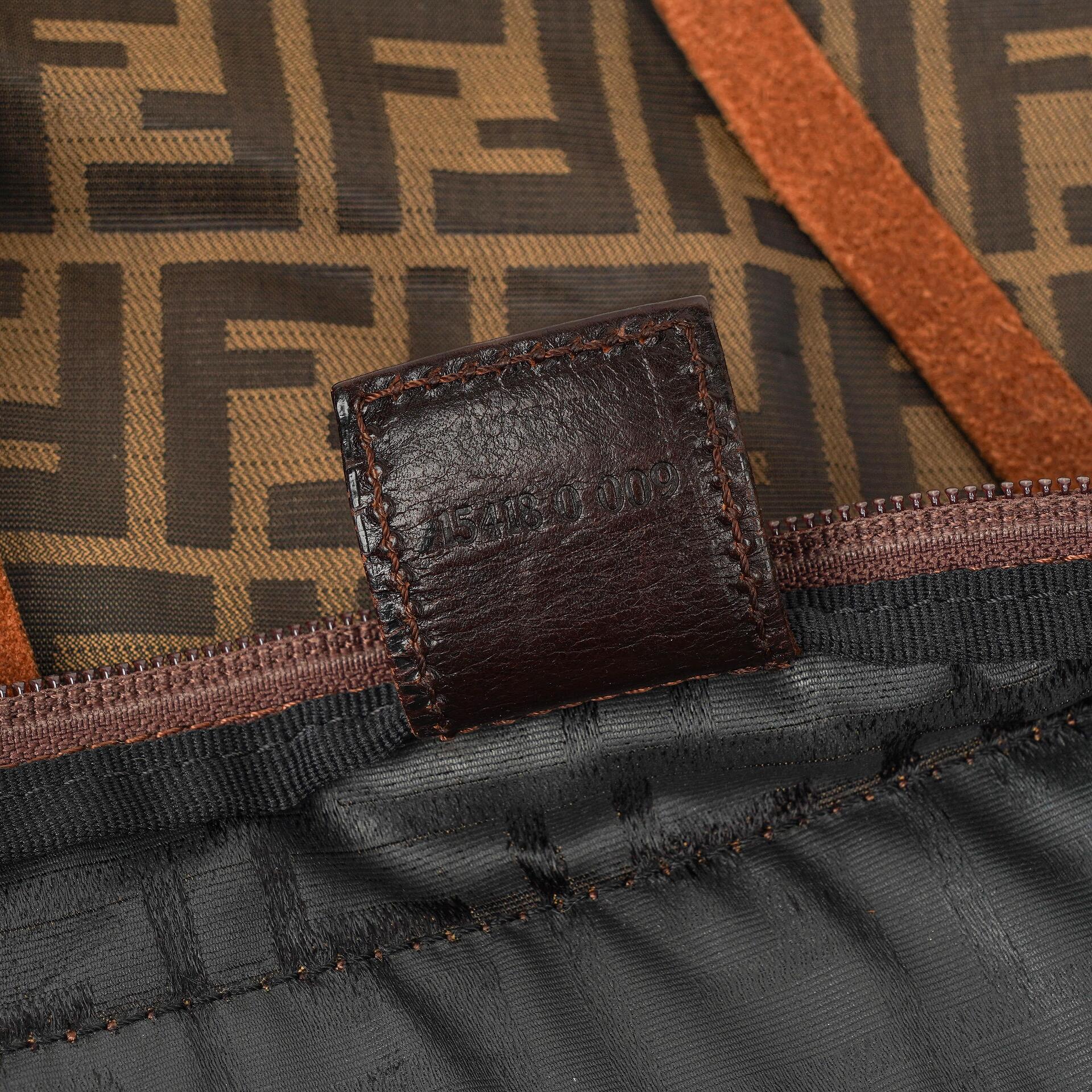 Fendi FF Zucca Tragetasche in Braun
