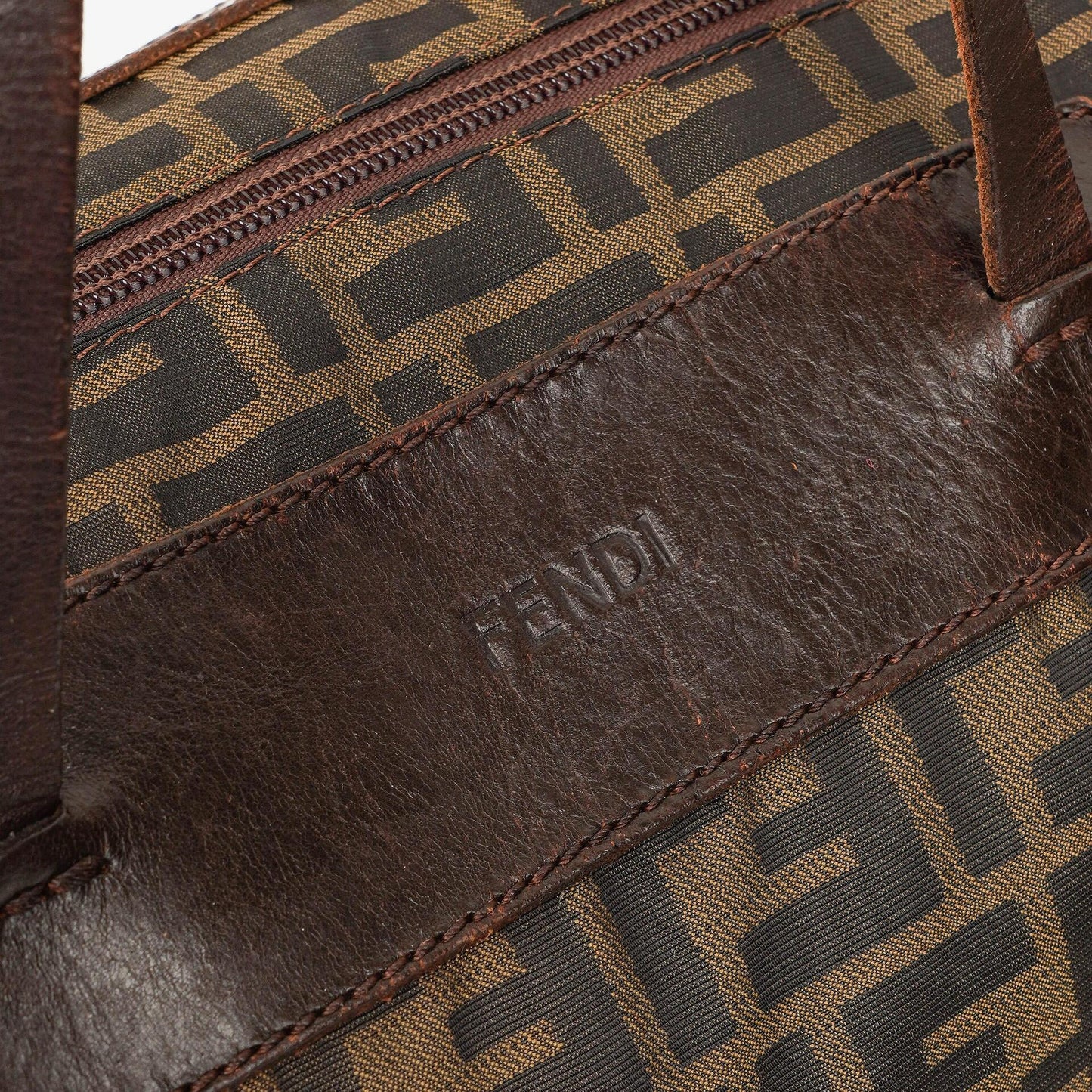 Fendi FF Zucca Tragetasche in Braun