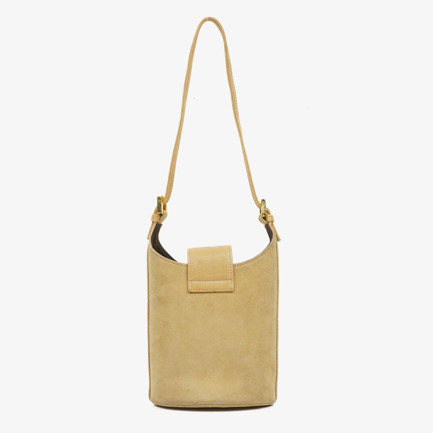 Fendi Mini Bucket Bag aus Wildleder und Leder