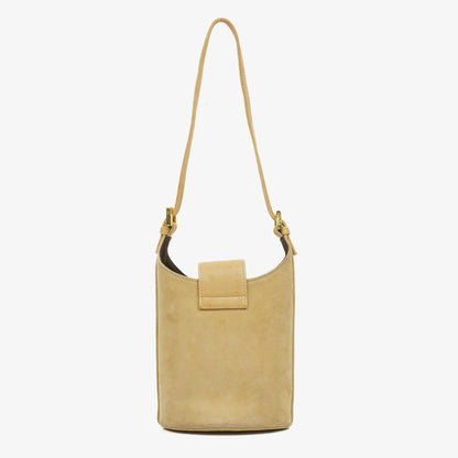 Fendi Mini Bucket Bag aus Wildleder und Leder