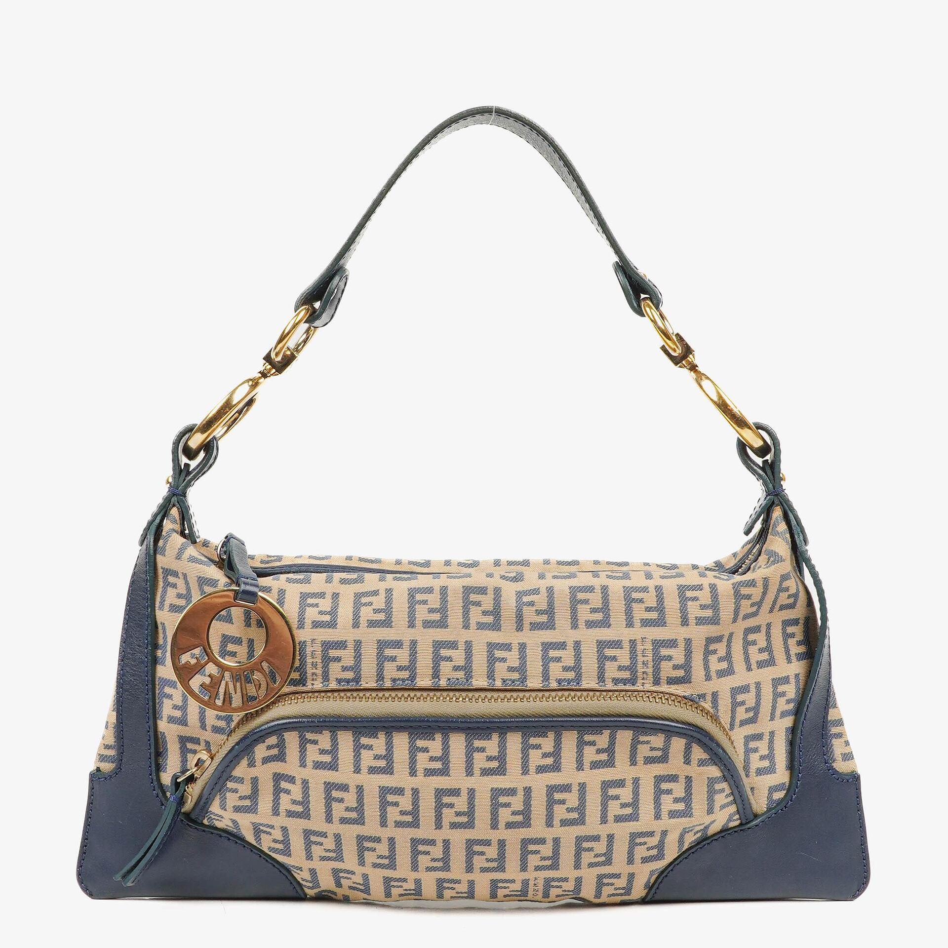 Fendi Vintage Zucchino Chef Pocket Schultertasche