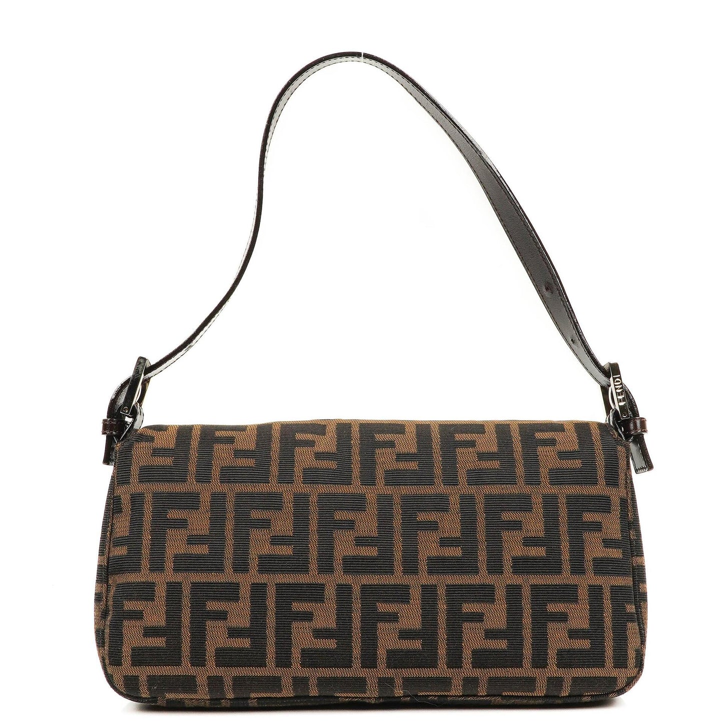Fendi Zucca Baguette FF Schultertasche Braun