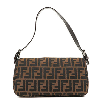 Fendi Zucca Baguette FF Schultertasche Braun
