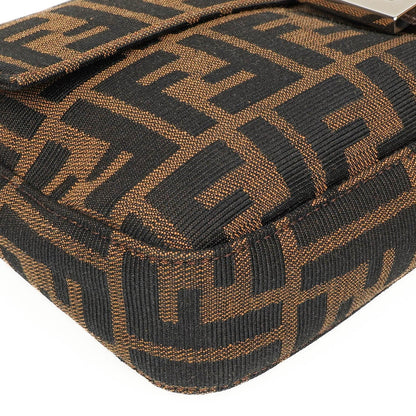 Fendi Zucca Baguette FF Schultertasche Braun